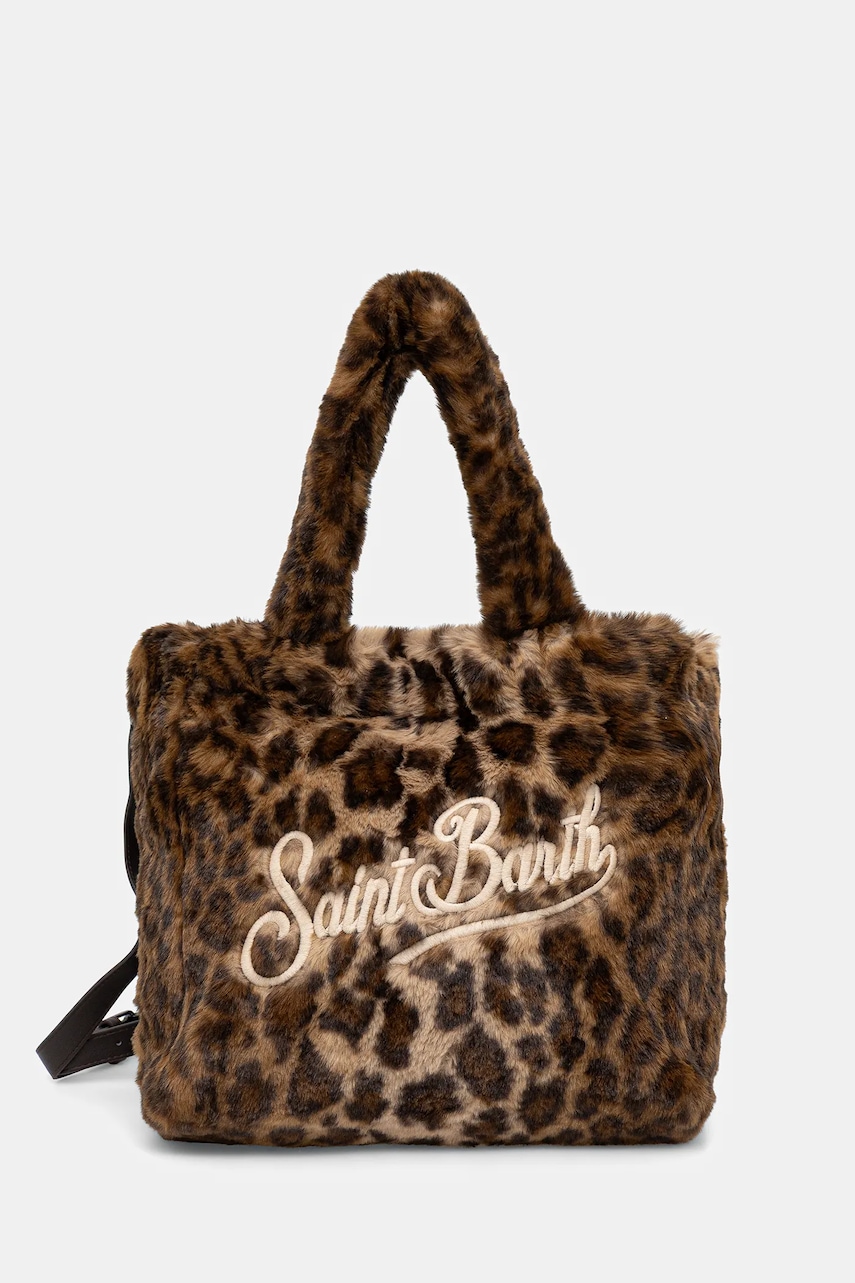 Kabelka MC2 Saint Barth hnědá barva, COL0033