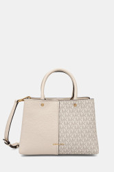 Kabelka MICHAEL Michael Kors FLORA béžová barva, 30T5GFFS2B