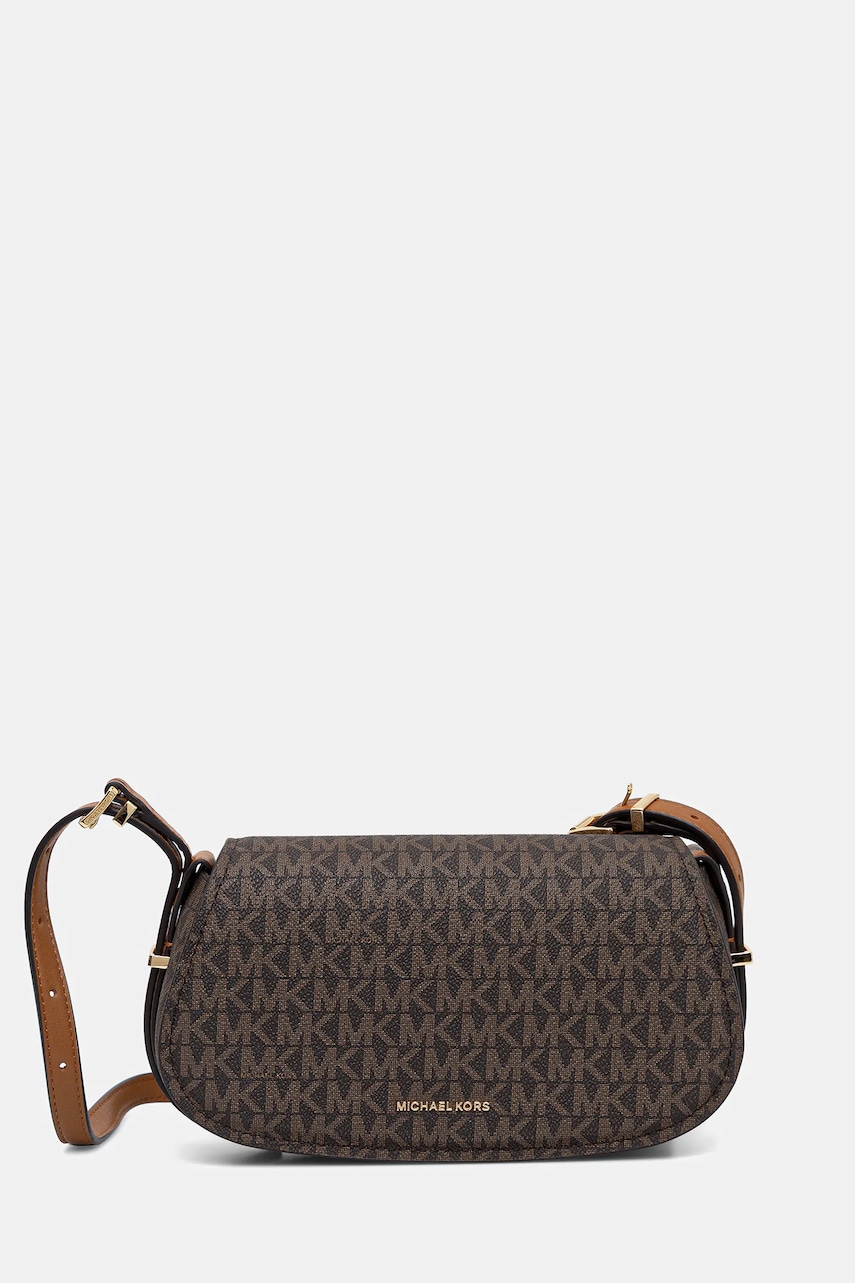 Kabelka MICHAEL Michael Kors LYDIA hnědá barva, 32S5GL0C1B