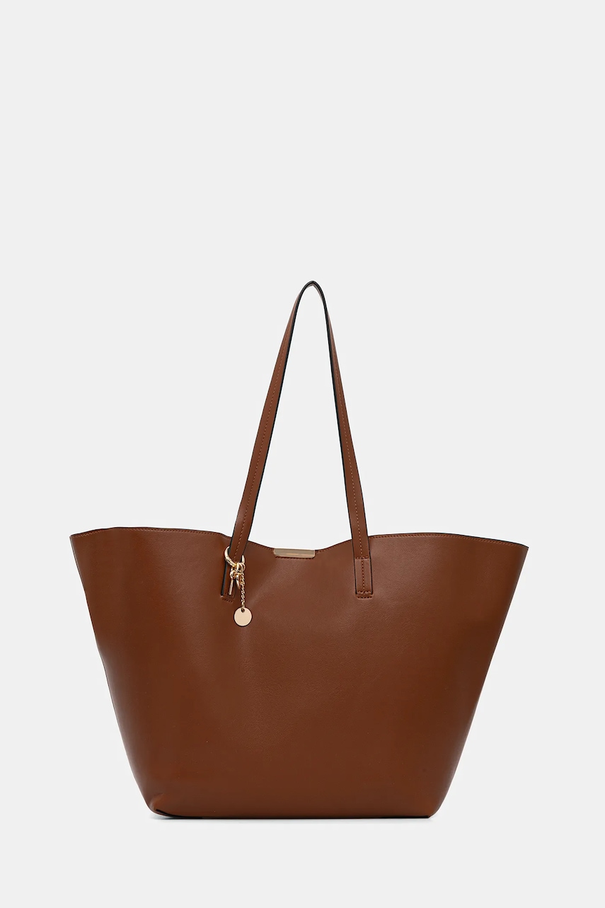 Kabelka Morgan hnědá barva, 2SHOPI