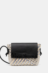 Kabelka Pepe Jeans BARKER GLOW stříbrná barva, PL031612