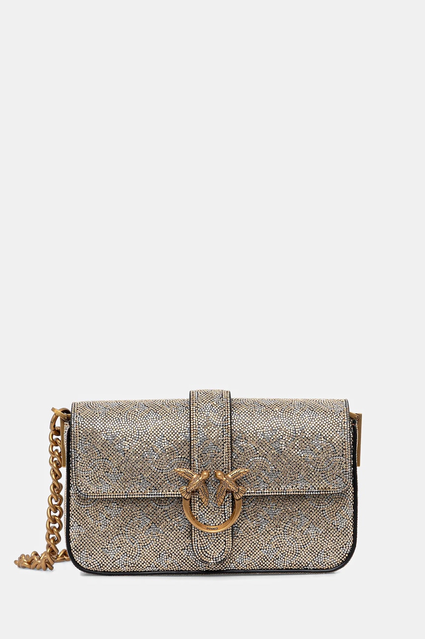 Kabelka Pinko zlatá barva, 105353 A20D