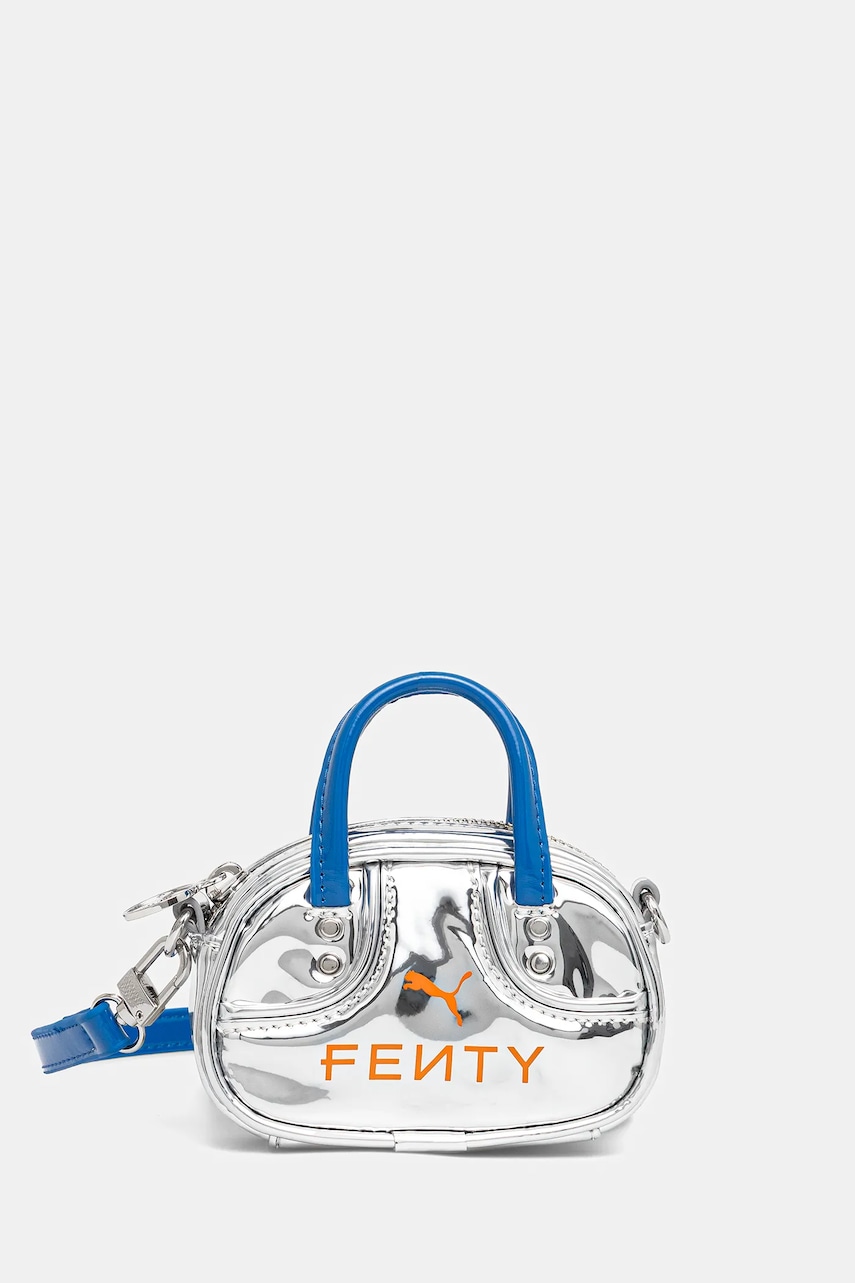 Kabelka Puma PUMA x FENTY stříbrná barva, 92476
