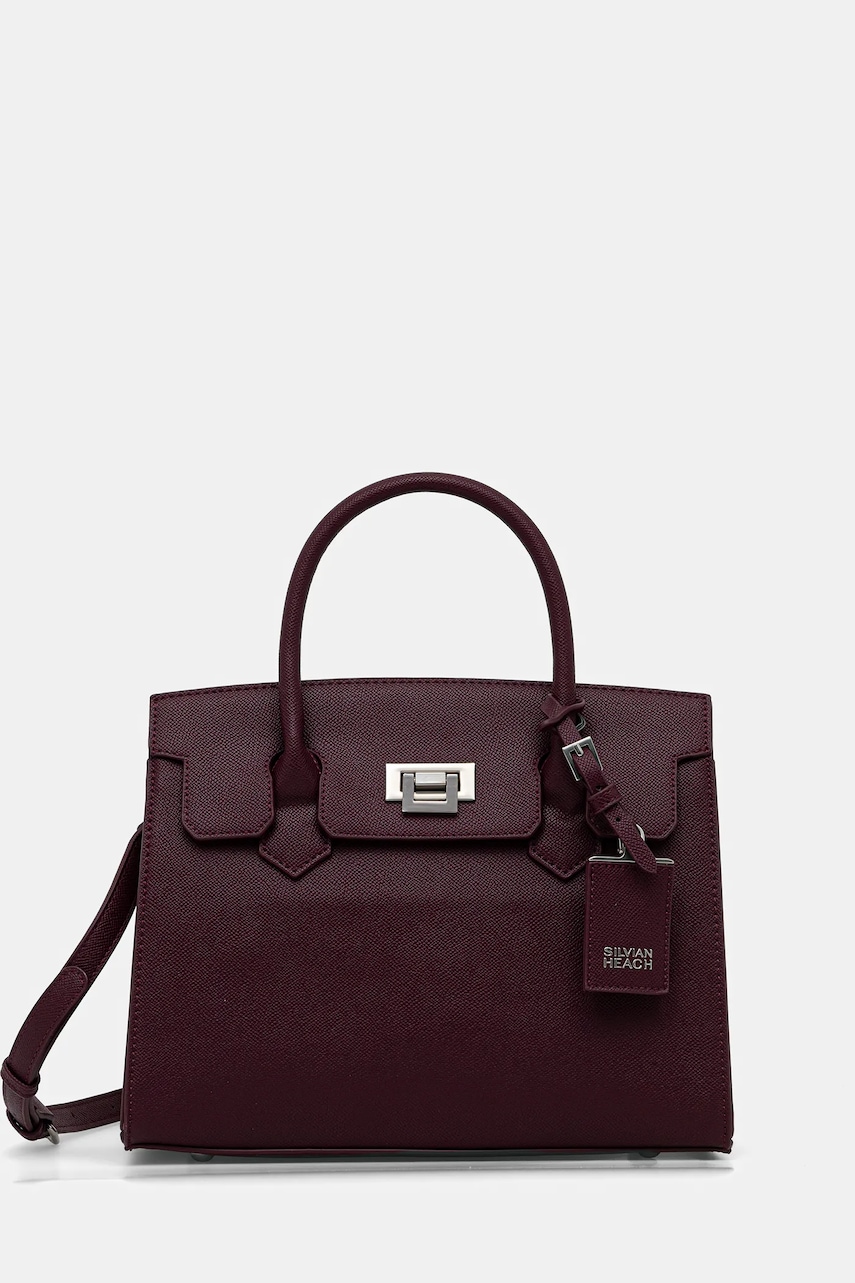Kabelka Silvian Heach XOGI vínová barva, RCA25029BO