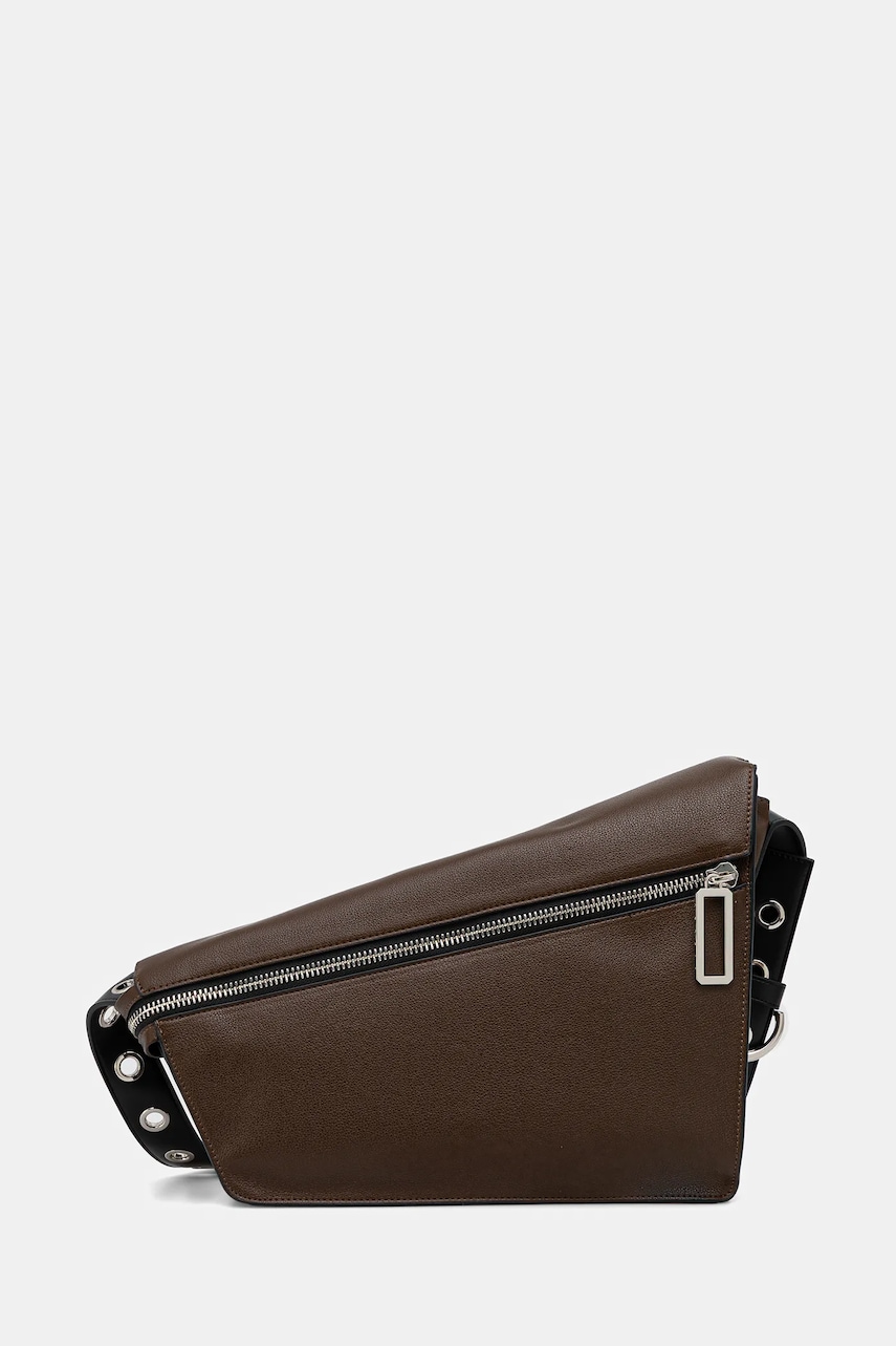 Kabelka Sisley hnědá barva, 6QGUWY064