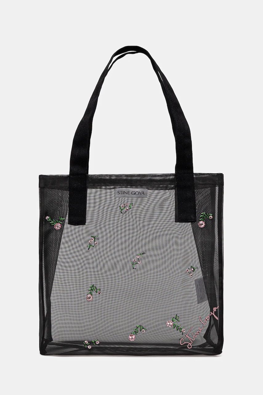 Kabelka Stine Goya černá barva, SG-PF25-B027-2397