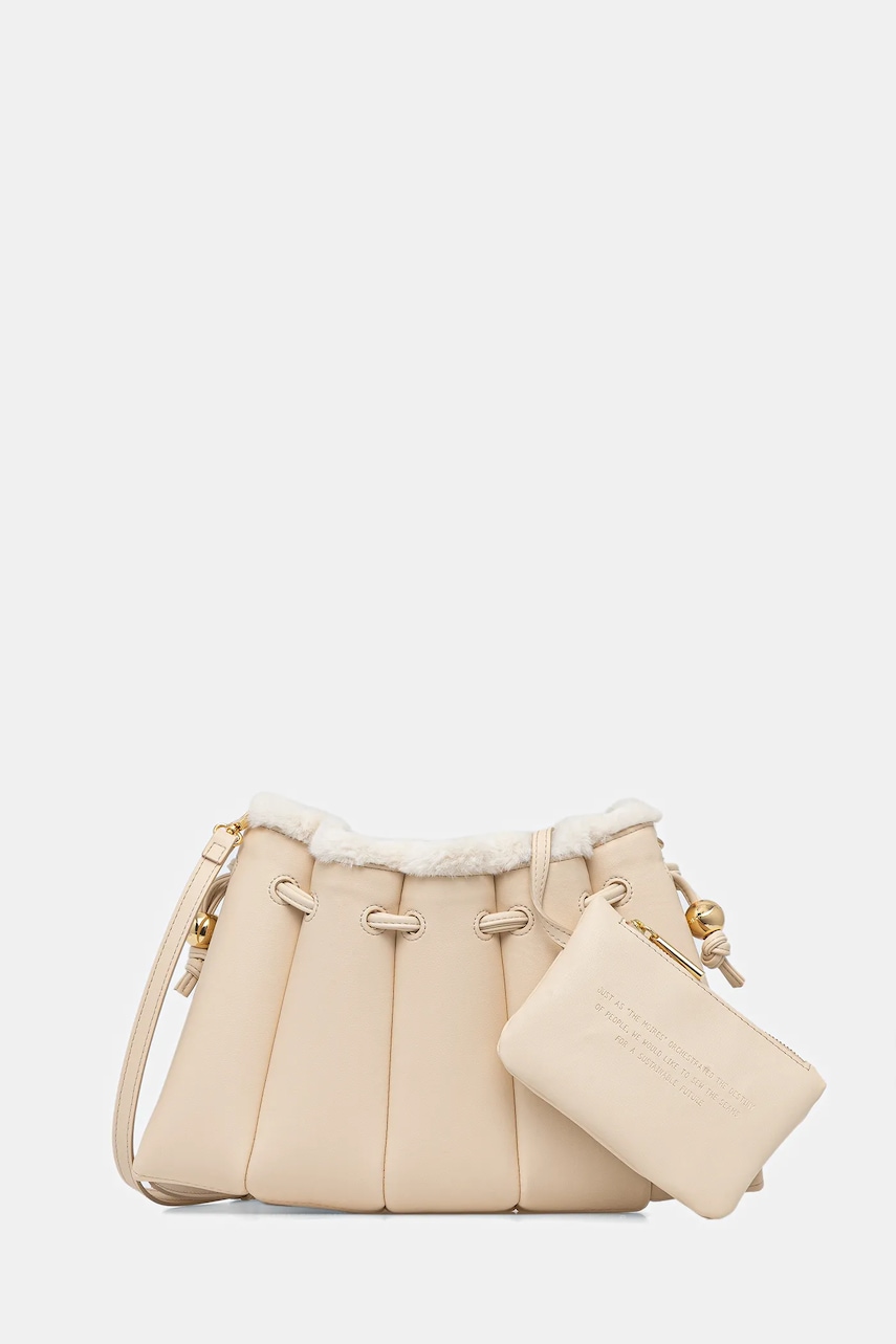 Kabelka Themoire béžová barva, TMFW25DFEDF81