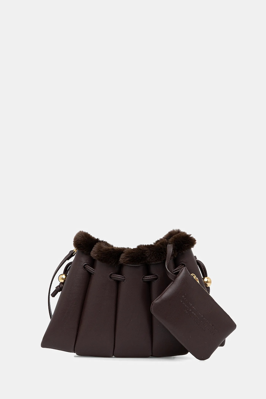 Kabelka Themoire hnědá barva, TMFW25DFEDF109