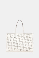 Kabelka Tommy Hilfiger béžová barva, AW0AW17501