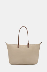 Kabelka Tommy Hilfiger béžová barva, AW0AW17996