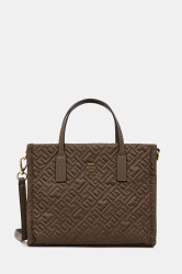 Kabelka Tommy Hilfiger béžová barva, AW0AW18162