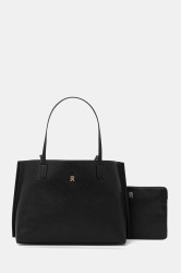 Kabelka Tommy Hilfiger černá barva, AW0AW17461