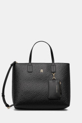 Kabelka Tommy Hilfiger černá barva, AW0AW17684