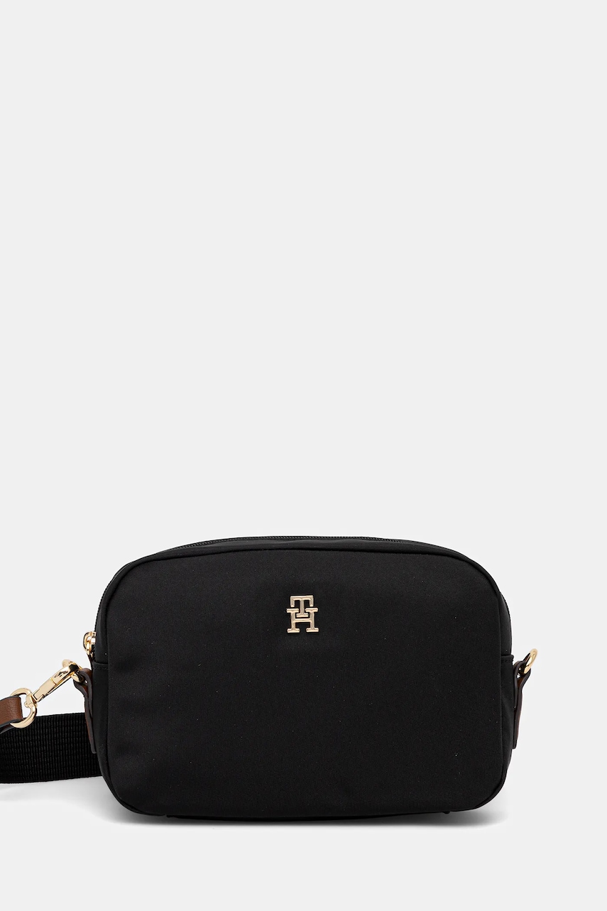 Kabelka Tommy Hilfiger černá barva, AW0AW17704