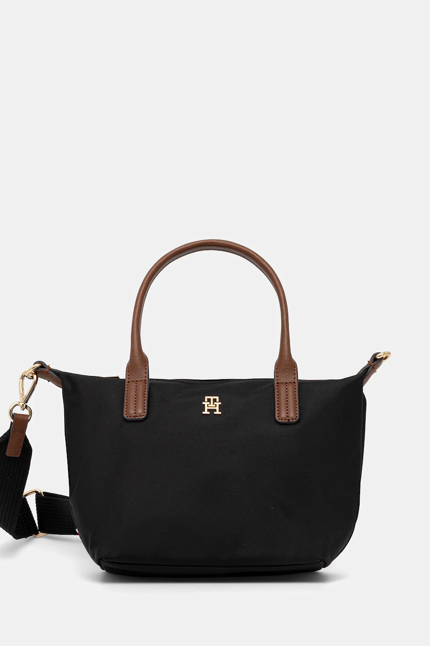 Kabelka Tommy Hilfiger černá barva, AW0AW17709
