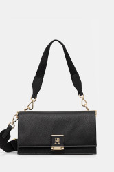 Kabelka Tommy Hilfiger černá barva, AW0AW17726