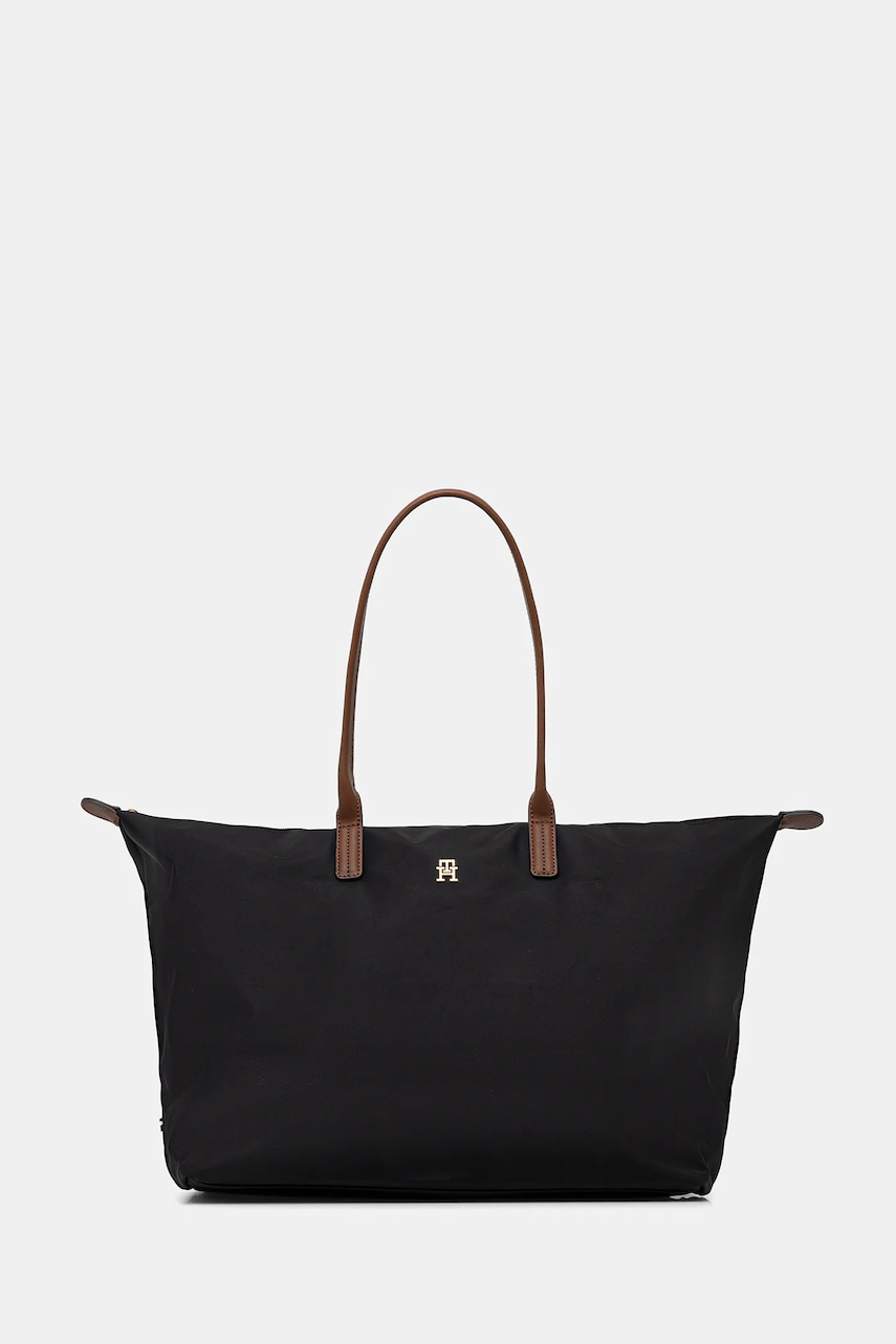 Kabelka Tommy Hilfiger černá barva, AW0AW17996