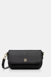 Kabelka Tommy Hilfiger černá barva, AW0AW18002