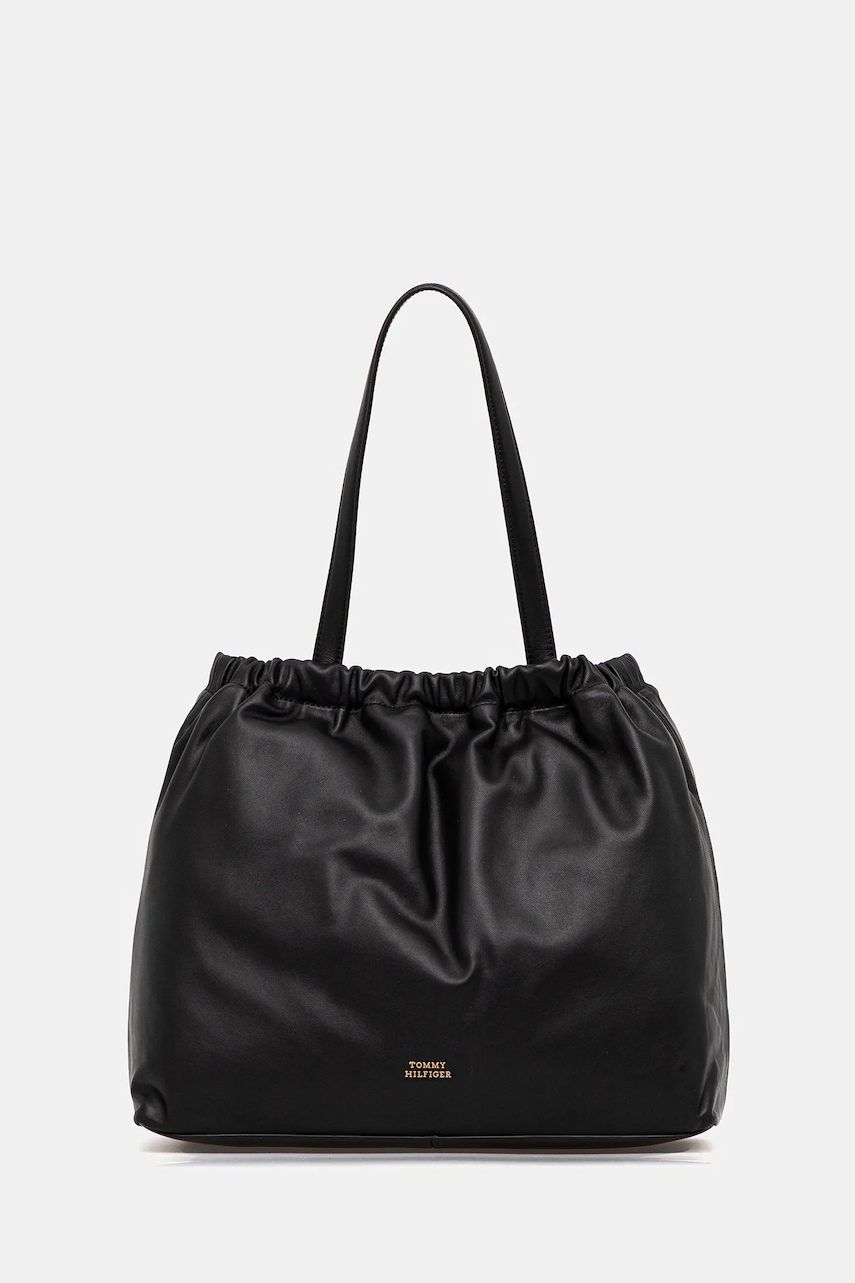 Kabelka Tommy Hilfiger černá barva, AW0AW18308