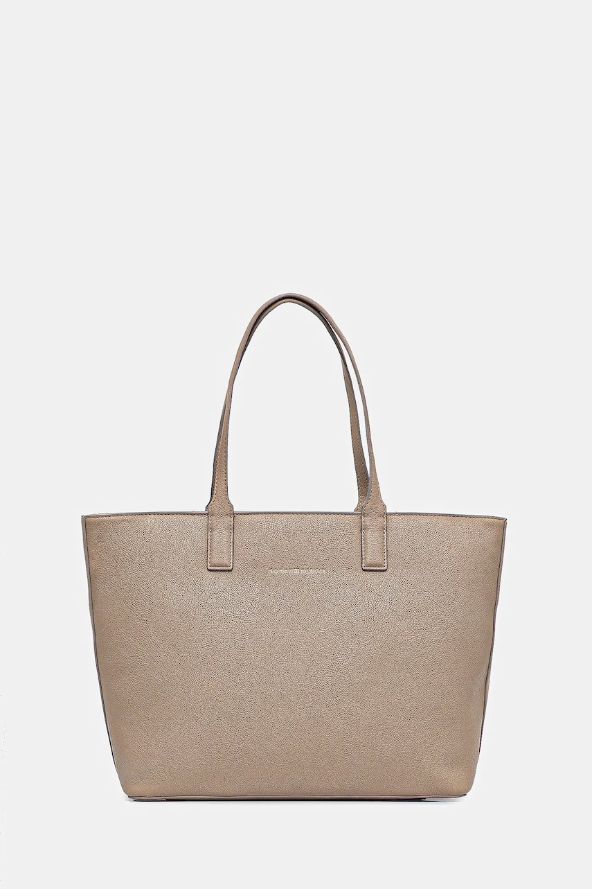 Kabelka Tommy Hilfiger hnědá barva, AW0AW17449