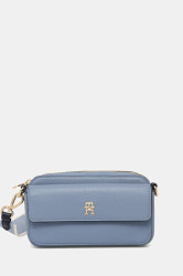 Kabelka Tommy Hilfiger modrá barva, AW0AW17455