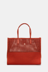 Kabelka Tommy Hilfiger oranžová barva, AW0AW17640