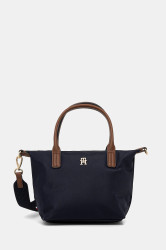 Kabelka Tommy Hilfiger tmavomodrá barva, AW0AW17709