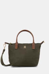 Kabelka Tommy Hilfiger zelená barva, AW0AW17709