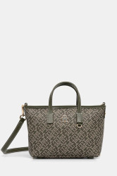 Kabelka Tommy Hilfiger zelená barva, AW0AW17717