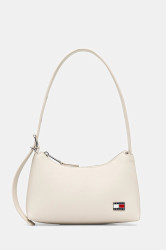 Kabelka Tommy Jeans béžová barva, AW0AW17873