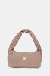 Kabelka Tommy Jeans béžová barva, AW0AW17886