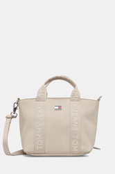 Kabelka Tommy Jeans béžová barva, AW0AW18063