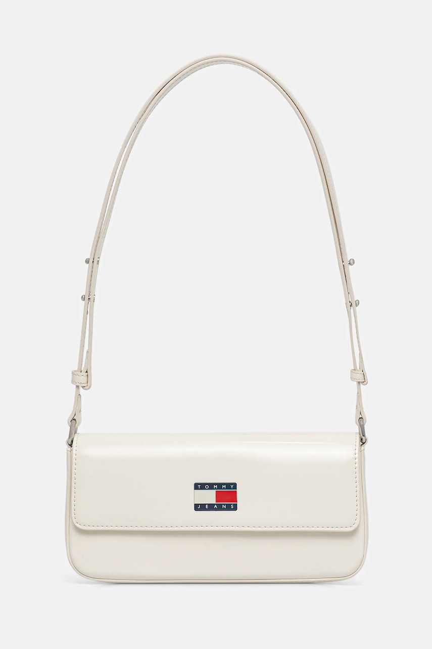 Kabelka Tommy Jeans béžová barva, AW0AW18080