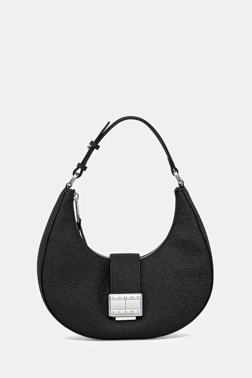 Kabelka Tommy Jeans černá barva, AW0AW17539