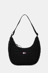 Kabelka Tommy Jeans černá barva, AW0AW17546