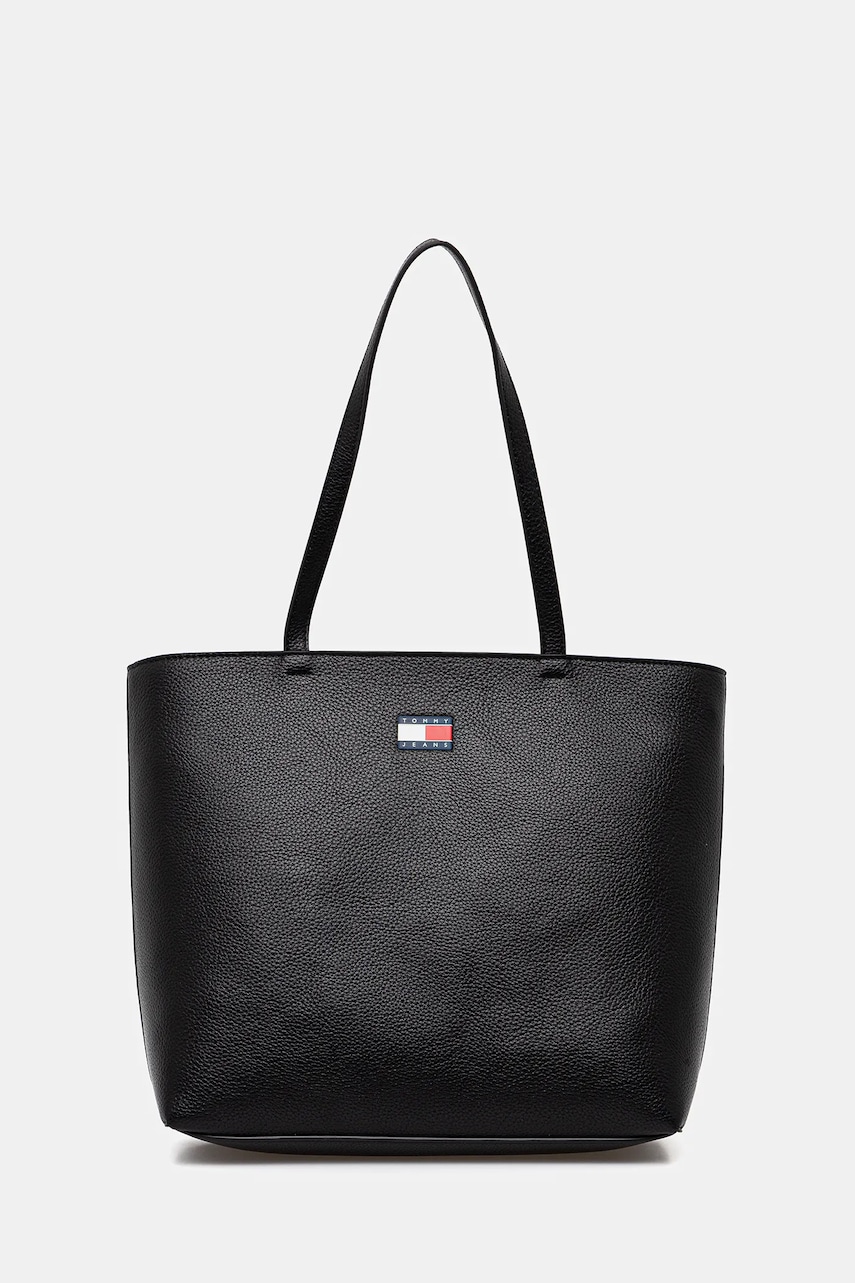 Kabelka Tommy Jeans černá barva, AW0AW17549