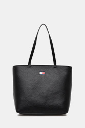 Kabelka Tommy Jeans černá barva, AW0AW17549