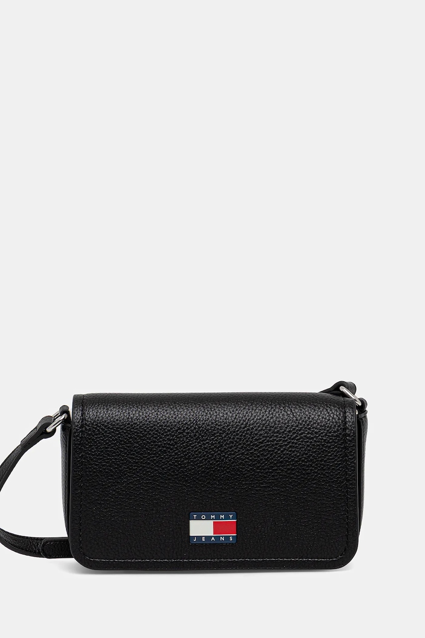 Kabelka Tommy Jeans černá barva, AW0AW17553