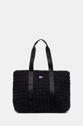 Kabelka Tommy Jeans černá barva, AW0AW17818