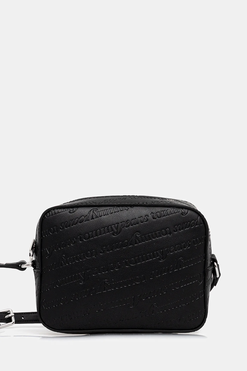 Kabelka Tommy Jeans černá barva, AW0AW17865