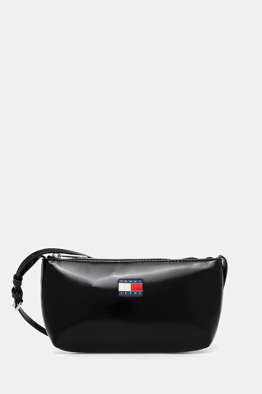 Kabelka Tommy Jeans černá barva, AW0AW17866