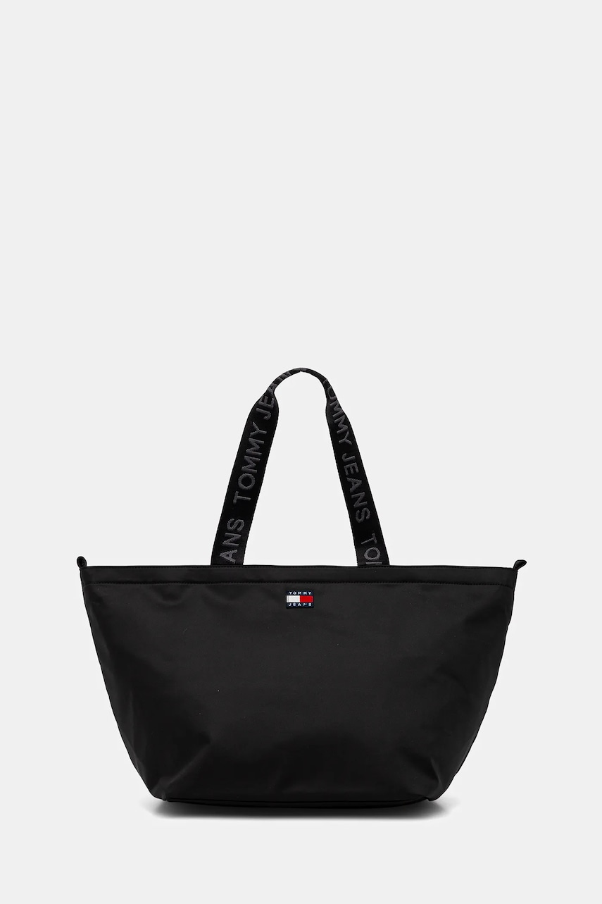 Kabelka Tommy Jeans černá barva, AW0AW17891