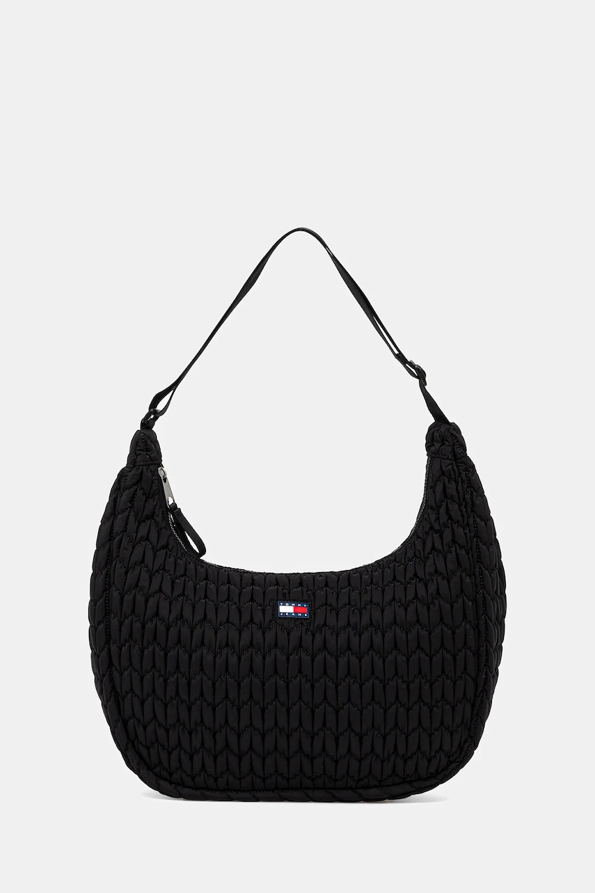 Kabelka Tommy Jeans černá barva, AW0AW17929