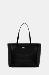Kabelka Tommy Jeans černá barva, AW0AW18069