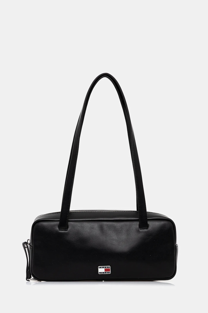 Kabelka Tommy Jeans černá barva, AW0AW18075