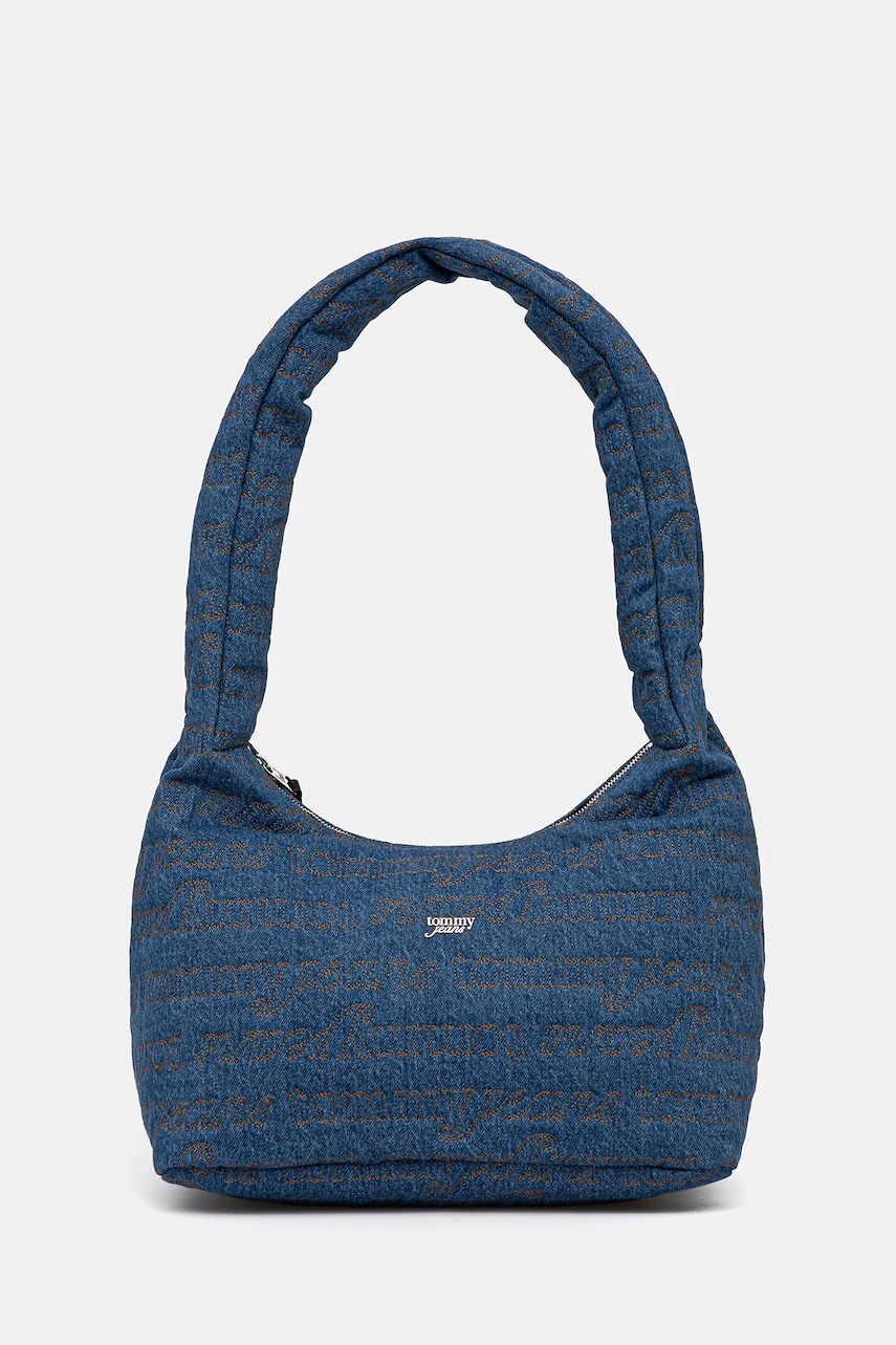 Kabelka Tommy Jeans modrá barva, AW0AW18265