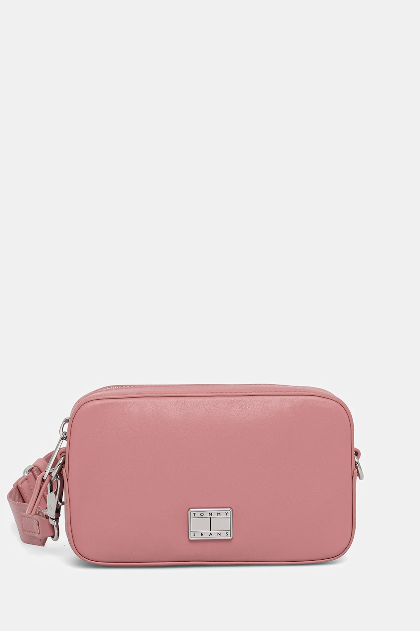 Kabelka Tommy Jeans oranžová barva, AW0AW17570