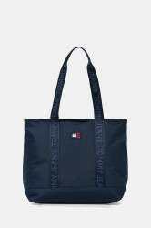 Kabelka Tommy Jeans tmavomodrá barva, AW0AW17567