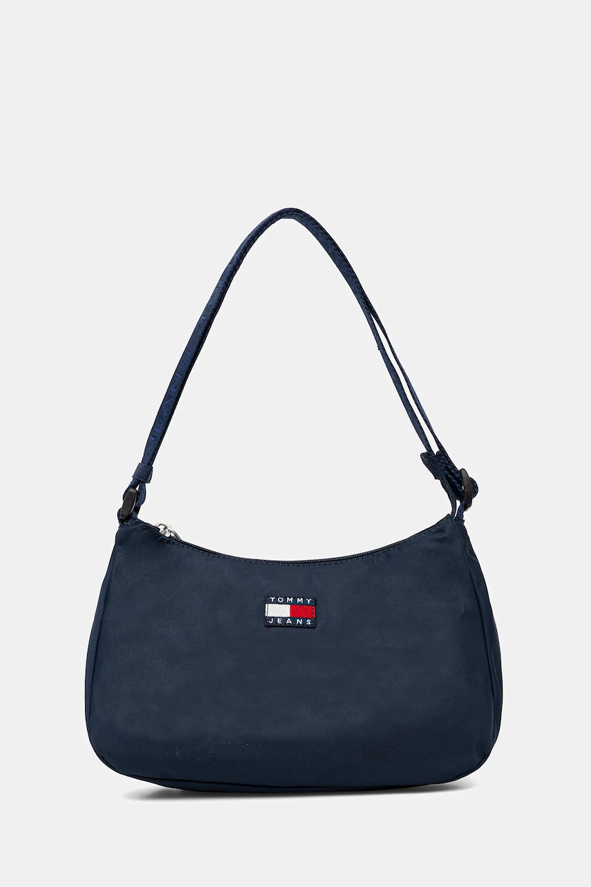 Kabelka Tommy Jeans tmavomodrá barva, AW0AW17888