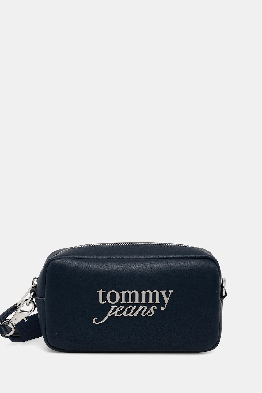 Kabelka Tommy Jeans tmavomodrá barva, AW0AW17897